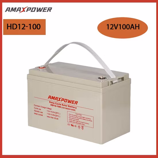 6V 210ah Deep Cycle Gel-Batterie für Bodenreinigungsmaschine